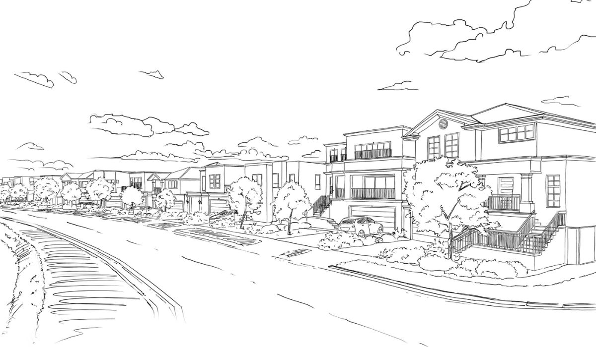streetscape render